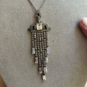 Judith Jack Chandelier Necklace and matching Earrings